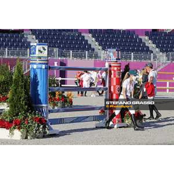 Tokyo 2020 Olympic Games - Show Jumping 1st Qualifier - Course Walking Tokyo, Equestrian Park - 03 August 2021 Ph. Stefano Grasso