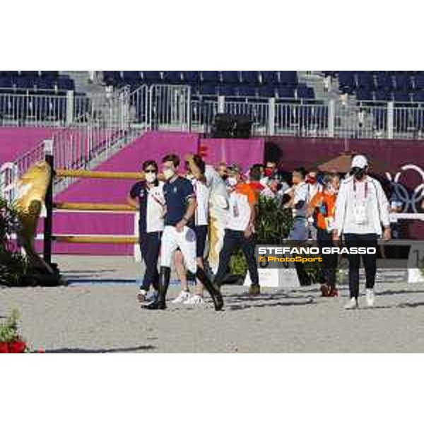 Tokyo 2020 Olympic Games - Show Jumping 1st Qualifier - Course Walking Tokyo, Equestrian Park - 03 August 2021 Ph. Stefano Grasso