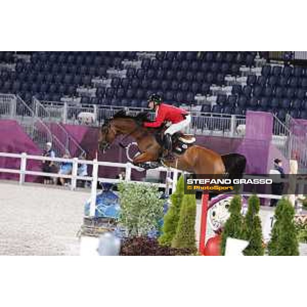 Tokyo 2020 Olympic Games - Show Jumping 1st Qualifier - Ibrahim Hani Bisharat on Blushing Tokyo, Equestrian Park - 03 August 2021 Ph. Stefano Grasso