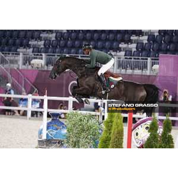 Tokyo 2020 Olympic Games - Show Jumping 1st Qualifier - Abdelkebir Ouaddar on Istanbull v.h Ooievaarshof Tokyo, Equestrian Park - 03 August 2021 Ph. Stefano Grasso