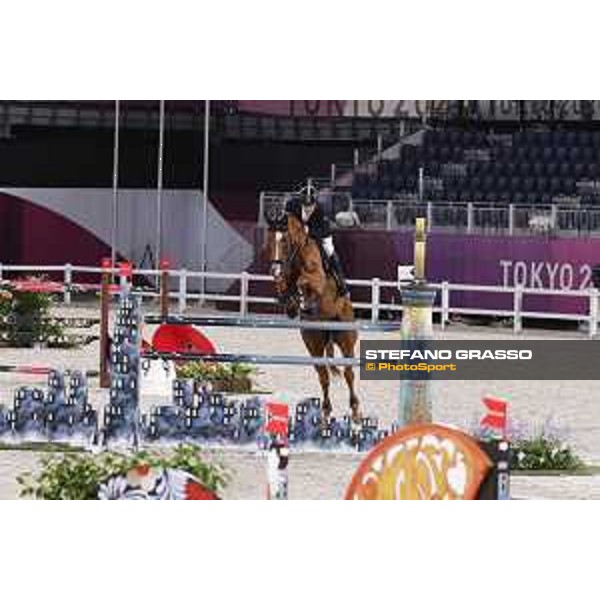 Tokyo 2020 Olympic Games - Show Jumping 1st Qualifier - Emanuele Gaudiano on Chalou Tokyo, Equestrian Park - 03 August 2021 Ph. Stefano Grasso
