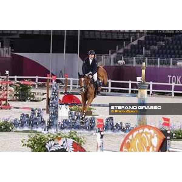 Tokyo 2020 Olympic Games - Show Jumping 1st Qualifier - Emanuele Gaudiano on Chalou Tokyo, Equestrian Park - 03 August 2021 Ph. Stefano Grasso