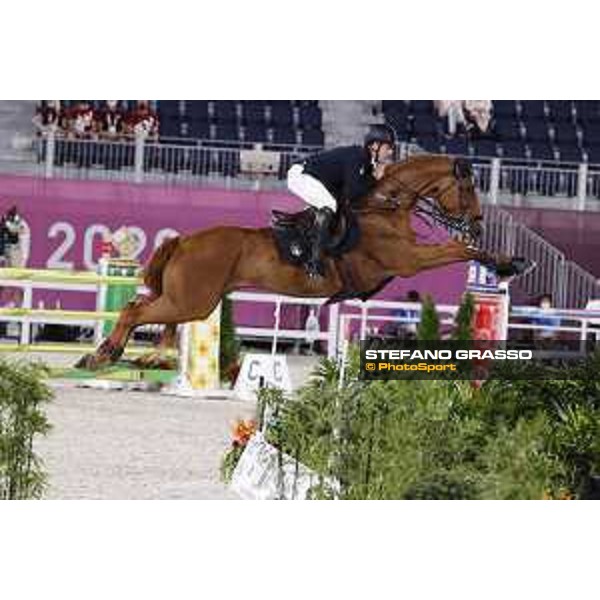 Tokyo 2020 Olympic Games - Show Jumping 1st Qualifier - Emanuele Gaudiano on Chalou Tokyo, Equestrian Park - 03 August 2021 Ph. Stefano Grasso
