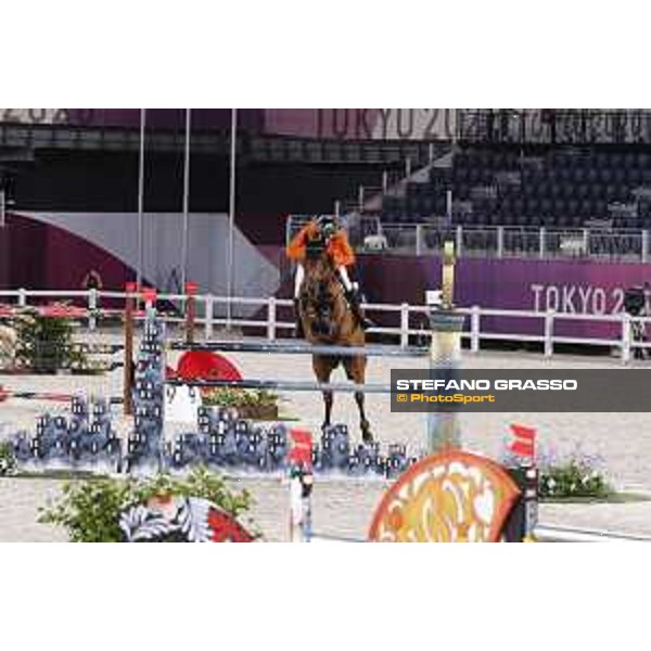 Tokyo 2020 Olympic Games - Show Jumping 1st Qualifier - Marc Houtzager on Dante Tokyo, Equestrian Park - 03 August 2021 Ph. Stefano Grasso