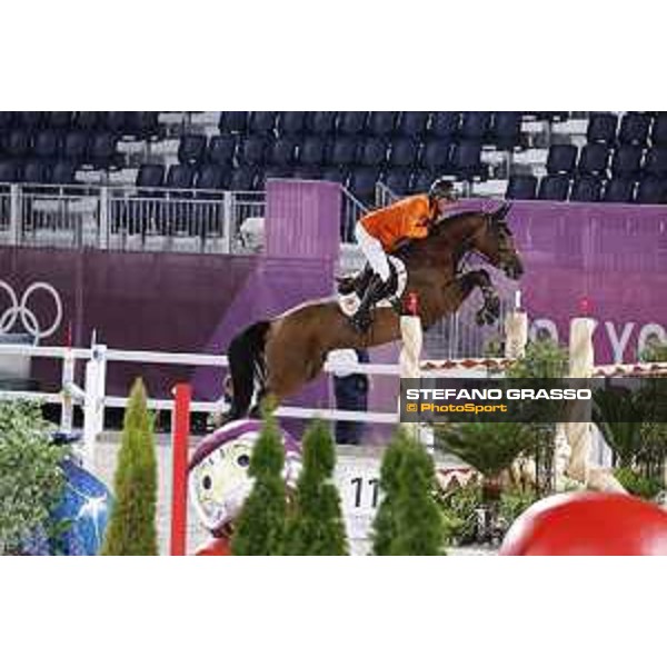 Tokyo 2020 Olympic Games - Show Jumping 1st Qualifier - Marc Houtzager on Dante Tokyo, Equestrian Park - 03 August 2021 Ph. Stefano Grasso