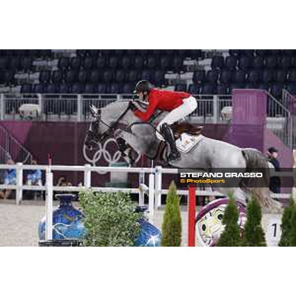 Tokyo 2020 Olympic Games - Show Jumping 1st Qualifier - Gregory Wathelet on Nevados S Tokyo, Equestrian Park - 03 August 2021 Ph. Stefano Grasso