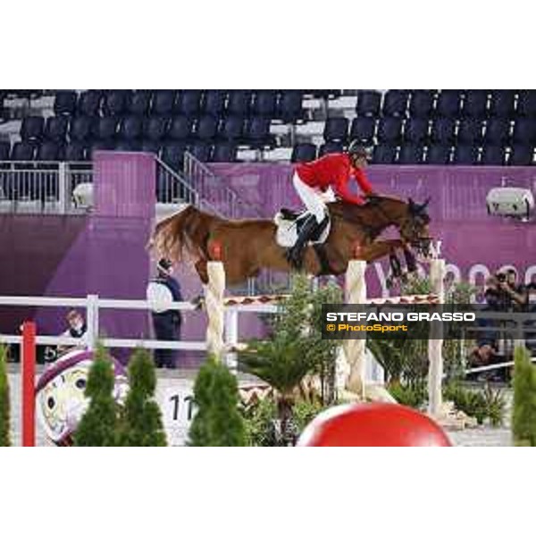 Tokyo 2020 Olympic Games - Show Jumping 1st Qualifier - Andre Thieme on DSP Chakaria Tokyo, Equestrian Park - 03 August 2021 Ph. Stefano Grasso