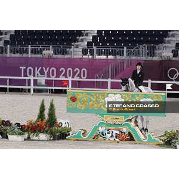 Tokyo 2020 Olympic Games - Show Jumping 1st Qualifier - Uma O’Neill on Clockwise of Greenhill Z Tokyo, Equestrian Park - 03 August 2021 Ph. Stefano Grasso