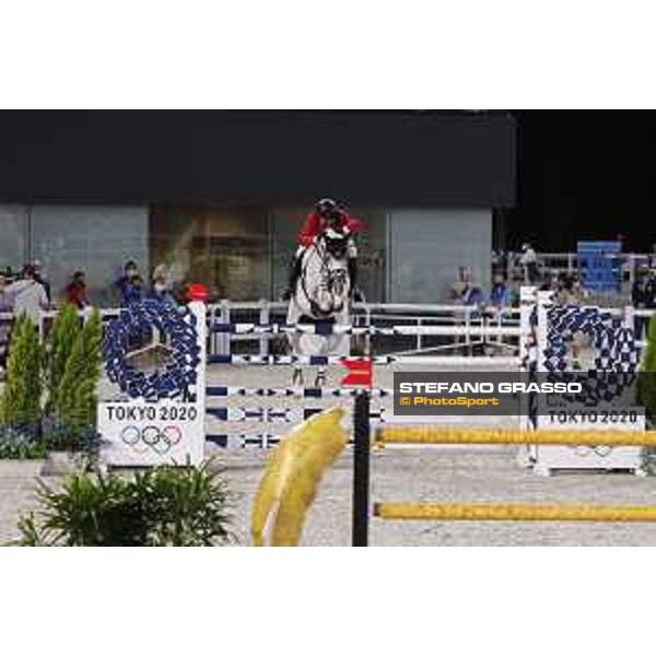 Tokyo 2020 Olympic Games - Show Jumping 1st Qualifier - Ahmad Saber Hamcho on Deville Tokyo, Equestrian Park - 03 August 2021 Ph. Stefano Grasso