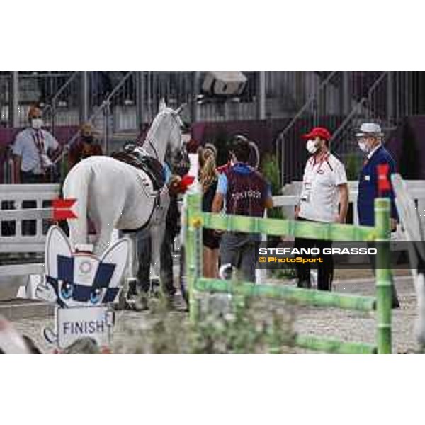 Tokyo 2020 Olympic Games - Show Jumping 1st Qualifier - Ahmad Saber Hamcho on Deville Tokyo, Equestrian Park - 03 August 2021 Ph. Stefano Grasso