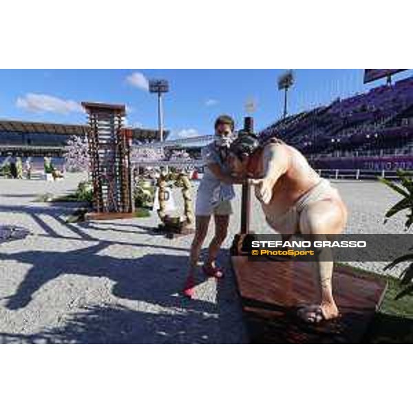 Tokyo 2020 Olympic Games - Show Jumping 1st Qualifier - Course Walking Tokyo, Equestrian Park - 03 August 2021 Ph. Stefano Grasso