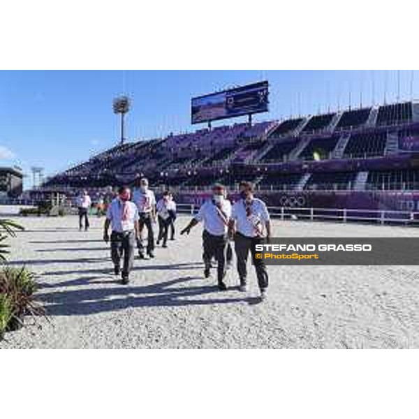 Tokyo 2020 Olympic Games - Show Jumping 1st Qualifier - Course Walking Tokyo, Equestrian Park - 03 August 2021 Ph. Stefano Grasso