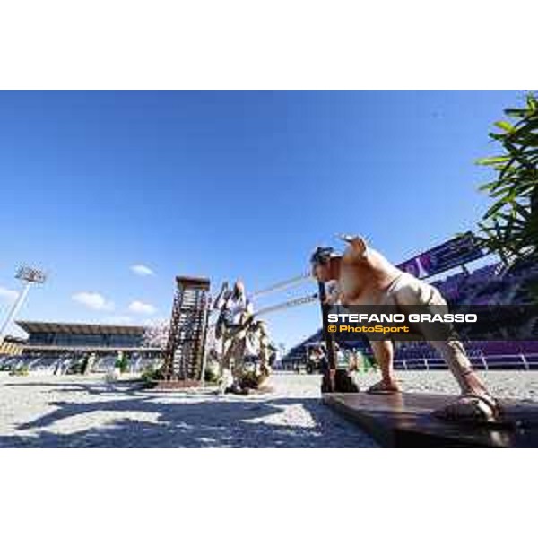 Tokyo 2020 Olympic Games - Show Jumping 1st Qualifier - Course Walking Tokyo, Equestrian Park - 03 August 2021 Ph. Stefano Grasso