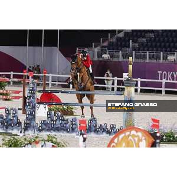 Tokyo 2020 Olympic Games - Show Jumping 1st Qualifier - Daisuke Fukushima on Chanyon Tokyo, Equestrian Park - 03 August 2021 Ph. Stefano Grasso