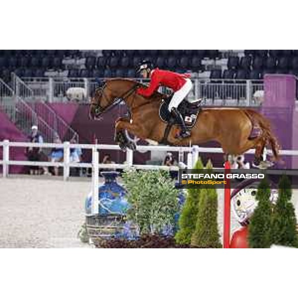 Tokyo 2020 Olympic Games - Show Jumping 1st Qualifier - Daisuke Fukushima on Chanyon Tokyo, Equestrian Park - 03 August 2021 Ph. Stefano Grasso