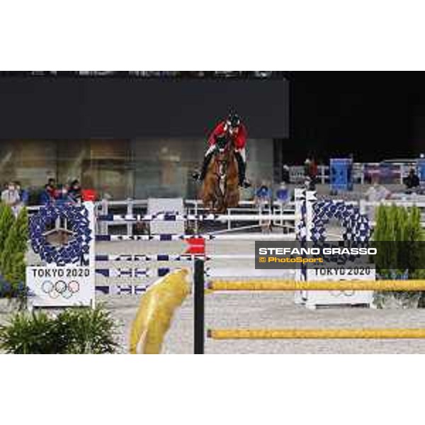 Tokyo 2020 Olympic Games - Show Jumping 1st Qualifier - Daisuke Fukushima on Chanyon Tokyo, Equestrian Park - 03 August 2021 Ph. Stefano Grasso