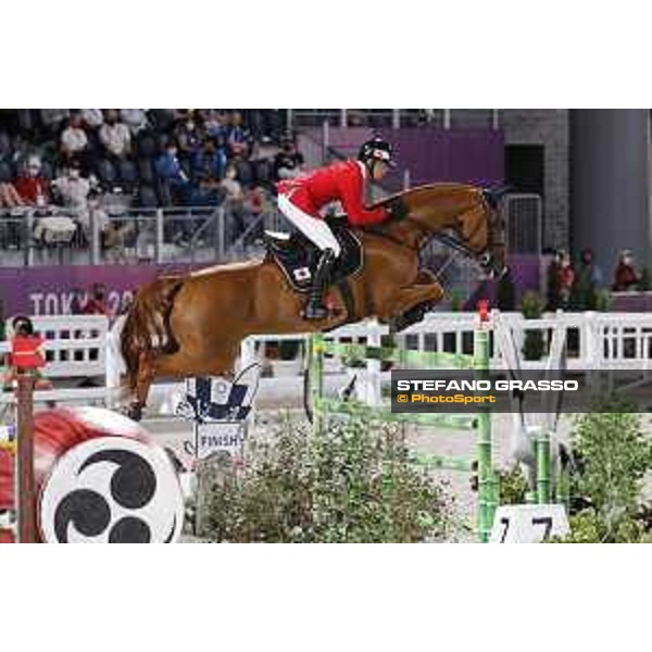 Tokyo 2020 Olympic Games - Show Jumping 1st Qualifier - Daisuke Fukushima on Chanyon Tokyo, Equestrian Park - 03 August 2021 Ph. Stefano Grasso