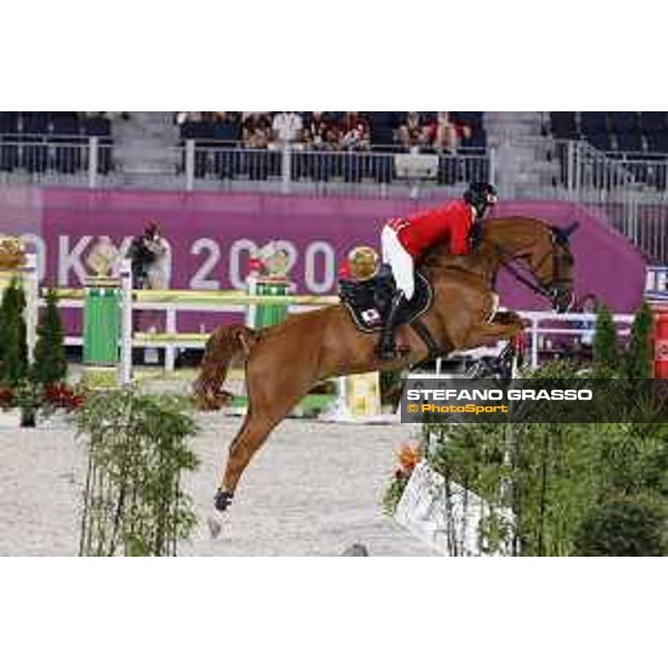 Tokyo 2020 Olympic Games - Show Jumping 1st Qualifier - Daisuke Fukushima on Chanyon Tokyo, Equestrian Park - 03 August 2021 Ph. Stefano Grasso