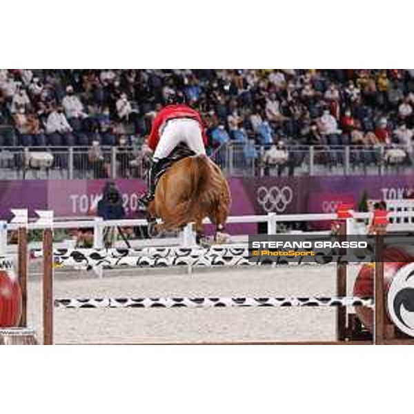 Tokyo 2020 Olympic Games - Show Jumping 1st Qualifier - Daisuke Fukushima on Chanyon Tokyo, Equestrian Park - 03 August 2021 Ph. Stefano Grasso