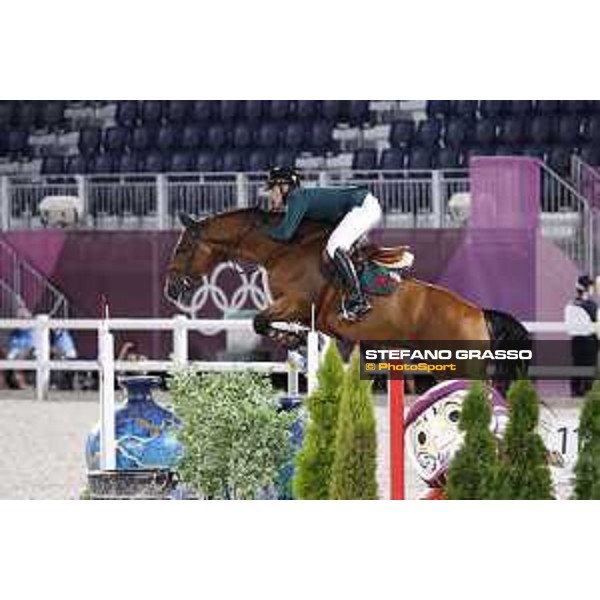 Tokyo 2020 Olympic Games - Show Jumping 1st Qualifier - El Ghali Boukaa on Ugolino du Clos Tokyo, Equestrian Park - 03 August 2021 Ph. Stefano Grasso