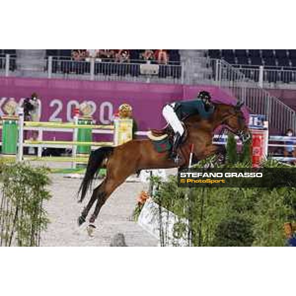 Tokyo 2020 Olympic Games - Show Jumping 1st Qualifier - El Ghali Boukaa on Ugolino du Clos Tokyo, Equestrian Park - 03 August 2021 Ph. Stefano Grasso