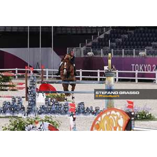 Tokyo 2020 Olympic Games - Show Jumping 1st Qualifier - Zhenqiang Li on Uncas S Tokyo, Equestrian Park - 03 August 2021 Ph. Stefano Grasso
