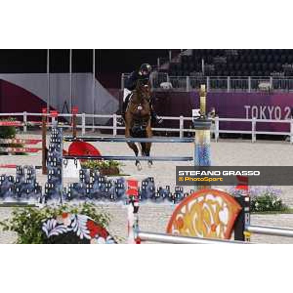 Tokyo 2020 Olympic Games - Show Jumping 1st Qualifier - Roberto Teran Tafur on Dez\' Ooktoff Tokyo, Equestrian Park - 03 August 2021 Ph. Stefano Grasso