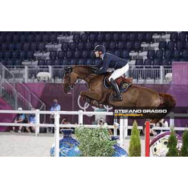 Tokyo 2020 Olympic Games - Show Jumping 1st Qualifier - Henrik von Eckermann on King Edward Tokyo, Equestrian Park - 03 August 2021 Ph. Stefano Grasso