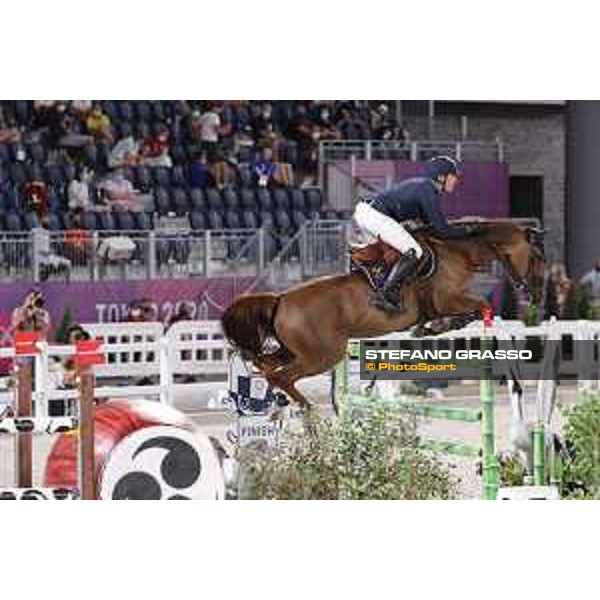Tokyo 2020 Olympic Games - Show Jumping 1st Qualifier - Henrik von Eckermann on King Edward Tokyo, Equestrian Park - 03 August 2021 Ph. Stefano Grasso