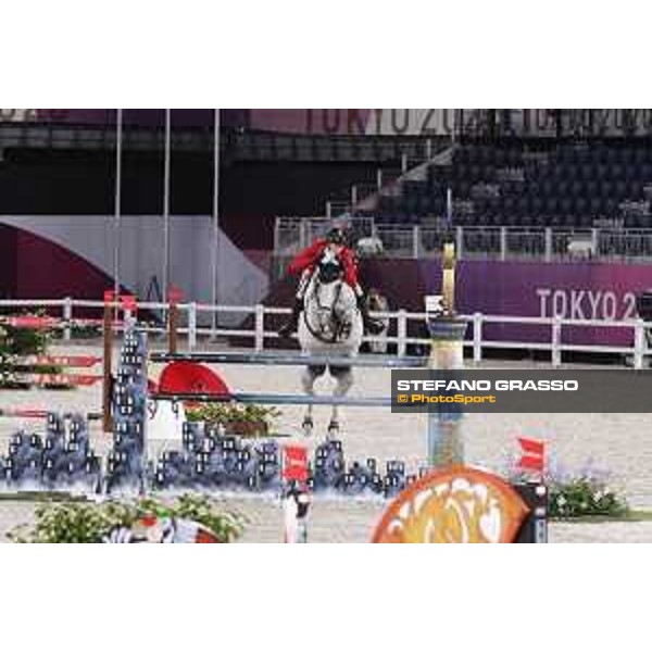 Tokyo 2020 Olympic Games - Show Jumping 1st Qualifier - Martin Fuchs on Clooney 51 Tokyo, Equestrian Park - 03 August 2021 Ph. Stefano Grasso