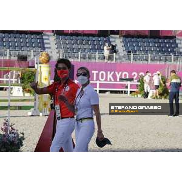 Tokyo 2020 Olympic Games - Show Jumping 1st Qualifier - Course Walking Tokyo, Equestrian Park - 03 August 2021 Ph. Stefano Grasso