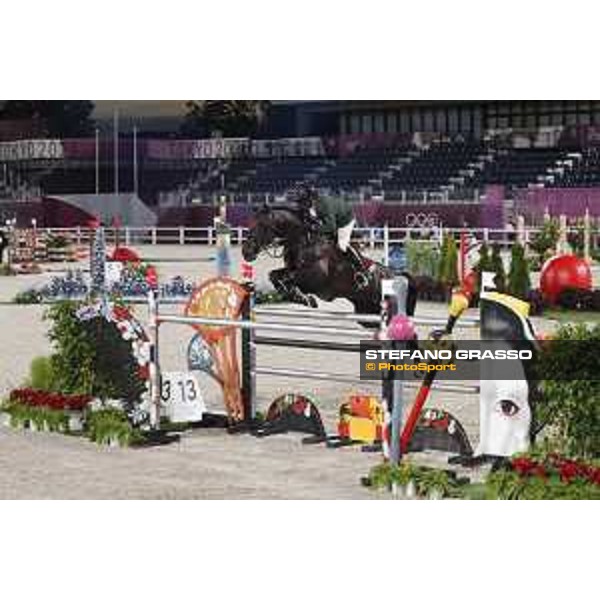 Tokyo 2020 Olympic Games - Show Jumping 1st Qualifier - Abdelkebir Ouaddar on Istanbull v.h Ooievaarshof Tokyo, Equestrian Park - 03 August 2021 Ph. Stefano Grasso