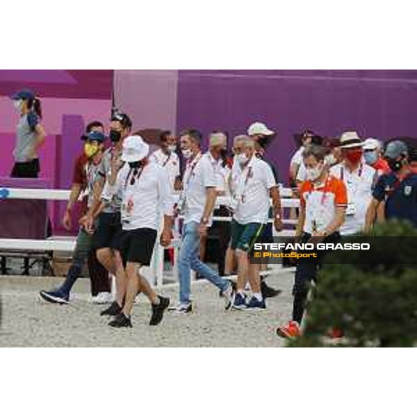 Tokyo 2020 Olympic Games - Show Jumping Team 1st Qualifier - Course walking Tokyo, Equestrian Park - 06 August 2021 Ph. Stefano Grasso