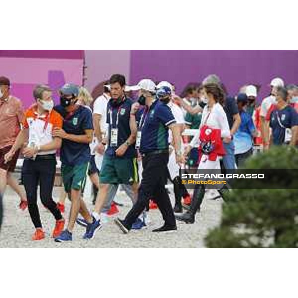 Tokyo 2020 Olympic Games - Show Jumping Team 1st Qualifier - Course walking Tokyo, Equestrian Park - 06 August 2021 Ph. Stefano Grasso