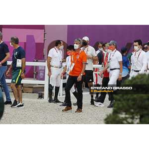 Tokyo 2020 Olympic Games - Show Jumping Team 1st Qualifier - Course walking Tokyo, Equestrian Park - 06 August 2021 Ph. Stefano Grasso