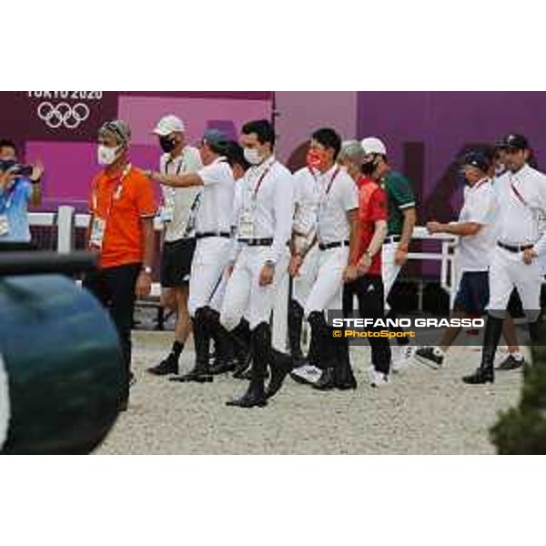 Tokyo 2020 Olympic Games - Show Jumping Team 1st Qualifier - Course walking Tokyo, Equestrian Park - 06 August 2021 Ph. Stefano Grasso