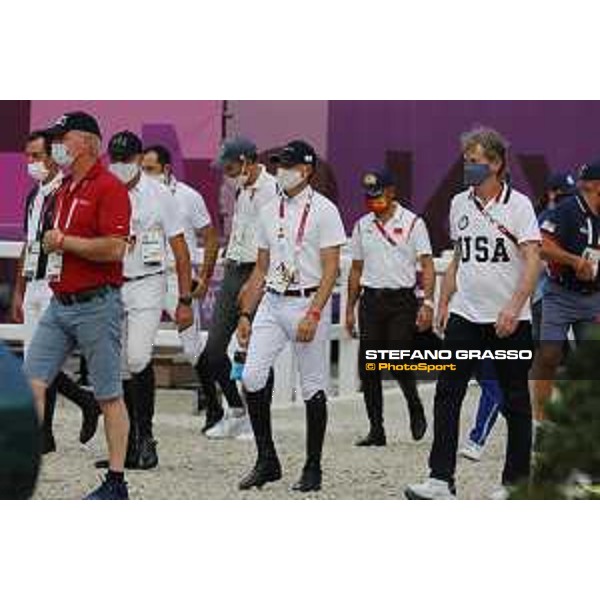 Tokyo 2020 Olympic Games - Show Jumping Team 1st Qualifier - Course walking Tokyo, Equestrian Park - 06 August 2021 Ph. Stefano Grasso