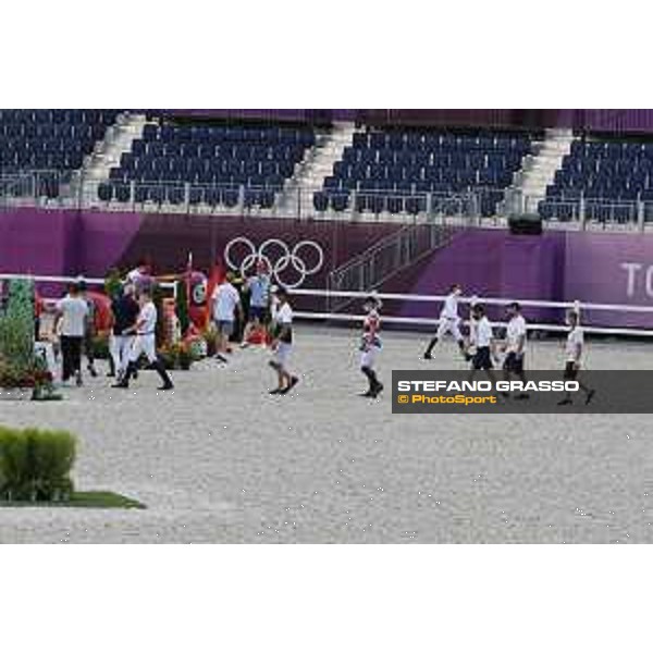 Tokyo 2020 Olympic Games - Show Jumping Team 1st Qualifier - Course walking Tokyo, Equestrian Park - 06 August 2021 Ph. Stefano Grasso