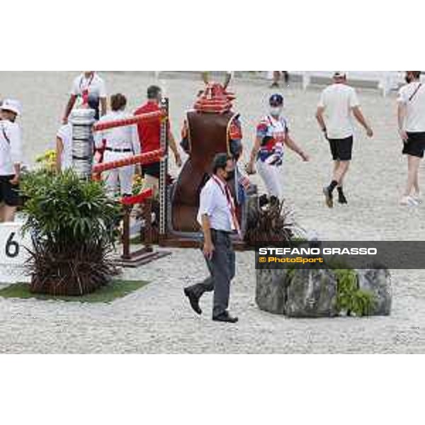 Tokyo 2020 Olympic Games - Show Jumping Team 1st Qualifier - Course walking Tokyo, Equestrian Park - 06 August 2021 Ph. Stefano Grasso