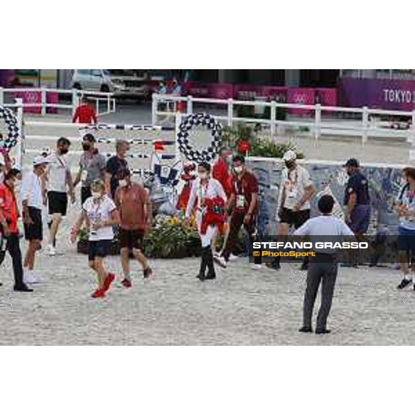 Tokyo 2020 Olympic Games - Show Jumping Team 1st Qualifier - Course walking Tokyo, Equestrian Park - 06 August 2021 Ph. Stefano Grasso