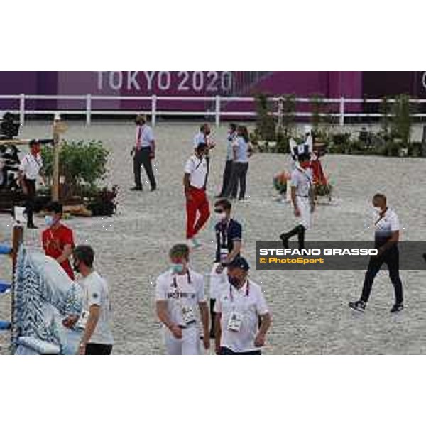 Tokyo 2020 Olympic Games - Show Jumping Team 1st Qualifier - Course walking Tokyo, Equestrian Park - 06 August 2021 Ph. Stefano Grasso
