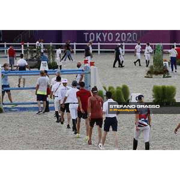 Tokyo 2020 Olympic Games - Show Jumping Team 1st Qualifier - Course walking Tokyo, Equestrian Park - 06 August 2021 Ph. Stefano Grasso