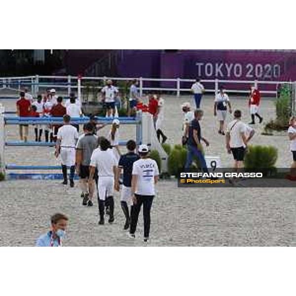 Tokyo 2020 Olympic Games - Show Jumping Team 1st Qualifier - Course walking Tokyo, Equestrian Park - 06 August 2021 Ph. Stefano Grasso