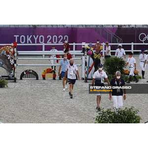 Tokyo 2020 Olympic Games - Show Jumping Team 1st Qualifier - Course walking Tokyo, Equestrian Park - 06 August 2021 Ph. Stefano Grasso