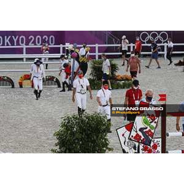 Tokyo 2020 Olympic Games - Show Jumping Team 1st Qualifier - Course walking Tokyo, Equestrian Park - 06 August 2021 Ph. Stefano Grasso