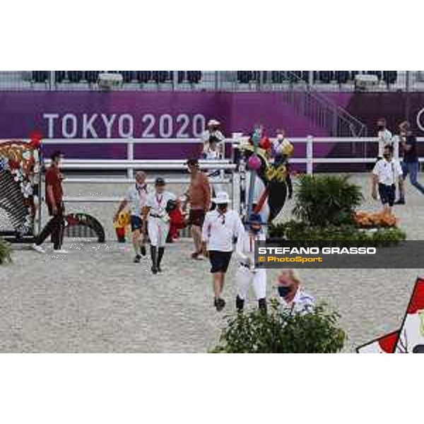 Tokyo 2020 Olympic Games - Show Jumping Team 1st Qualifier - Course walking Tokyo, Equestrian Park - 06 August 2021 Ph. Stefano Grasso