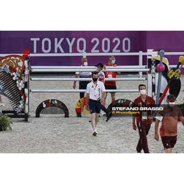 Tokyo 2020 Olympic Games - Show Jumping Team 1st Qualifier - Course walking Tokyo, Equestrian Park - 06 August 2021 Ph. Stefano Grasso