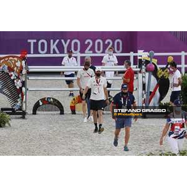 Tokyo 2020 Olympic Games - Show Jumping Team 1st Qualifier - Course walking Tokyo, Equestrian Park - 06 August 2021 Ph. Stefano Grasso