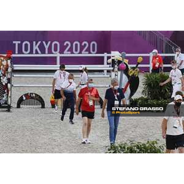 Tokyo 2020 Olympic Games - Show Jumping Team 1st Qualifier - Course walking Tokyo, Equestrian Park - 06 August 2021 Ph. Stefano Grasso