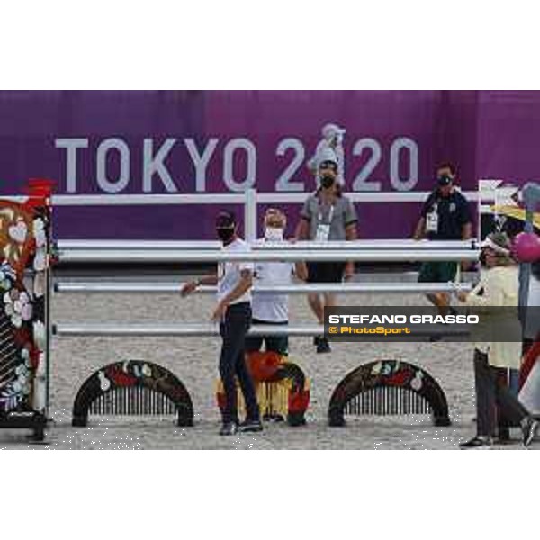 Tokyo 2020 Olympic Games - Show Jumping Team 1st Qualifier - Course walking Tokyo, Equestrian Park - 06 August 2021 Ph. Stefano Grasso